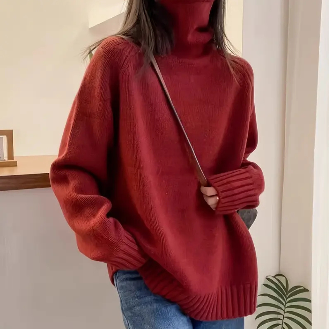 Yvonie - Soft and cozy turtleneck sweater