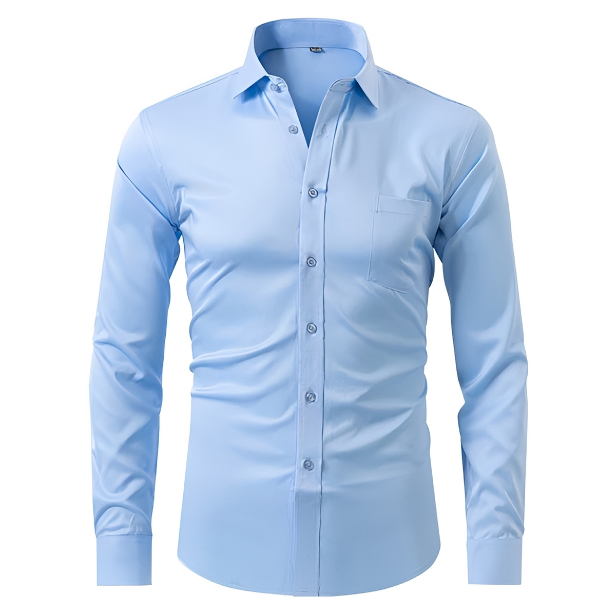 Lars - Long-sleeve shirt with elastane