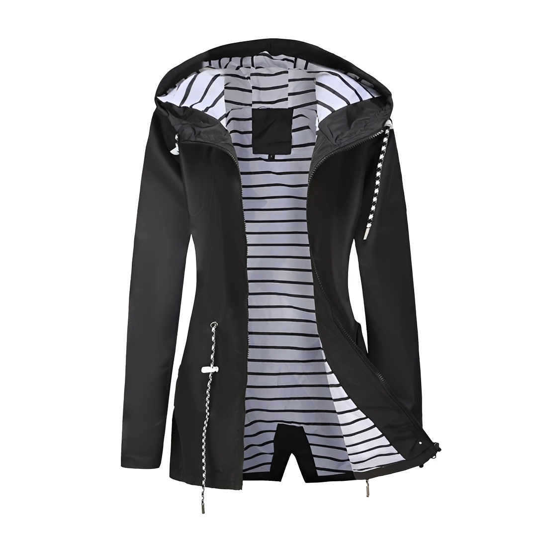Natalia - Elegant and comfortable hooded coat