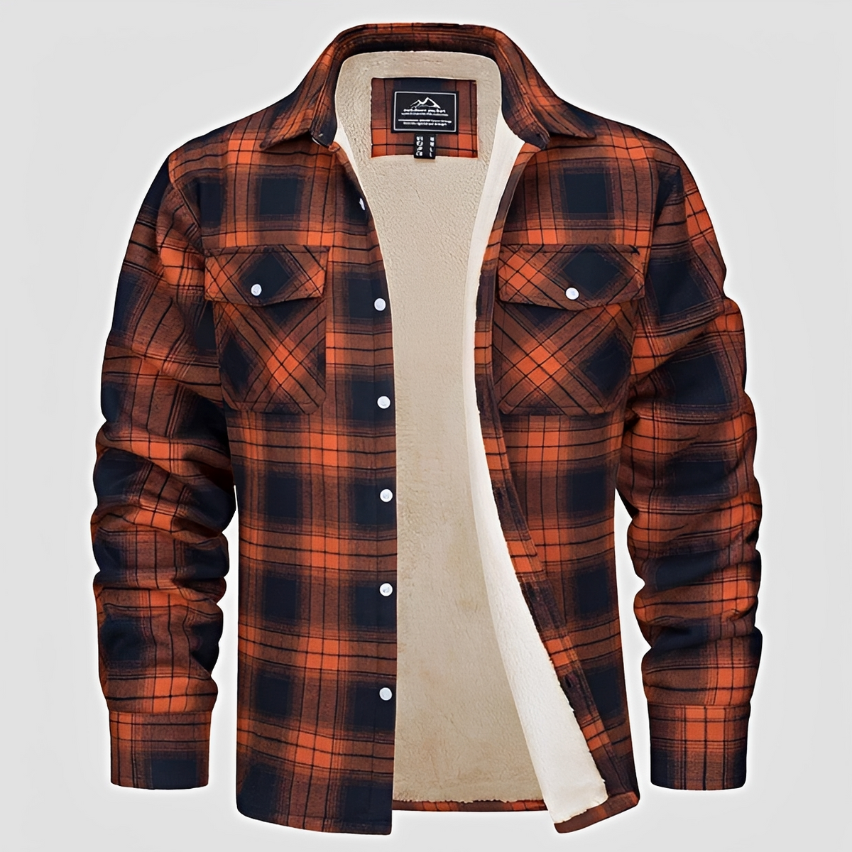 Marlon - Sturdy winter checkered shirt