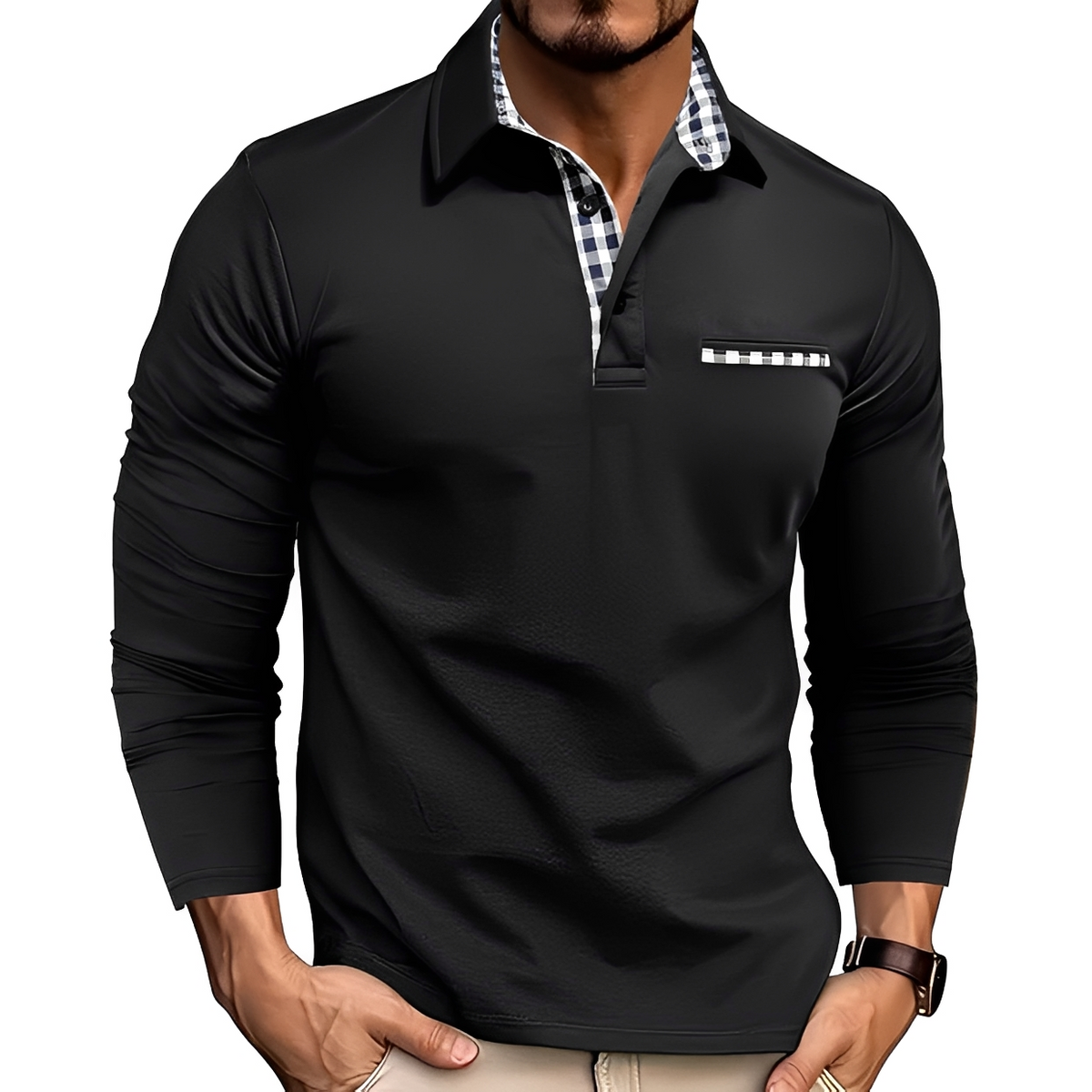 Derrick - Cozy long-sleeve shirt