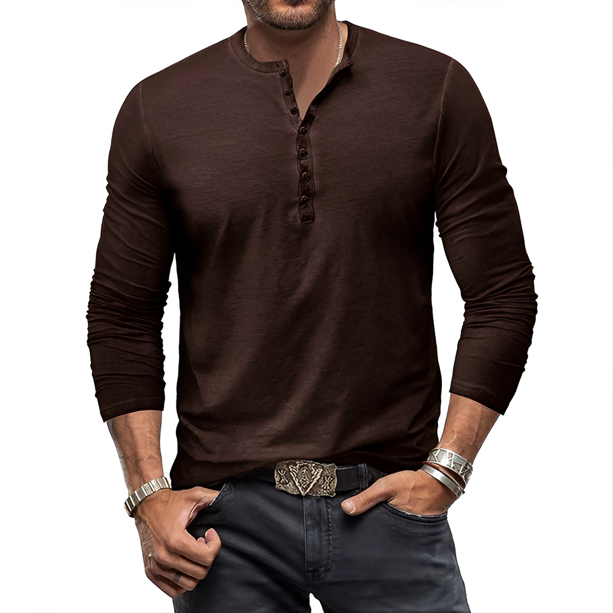 Clifford - Classic shirt with button placket