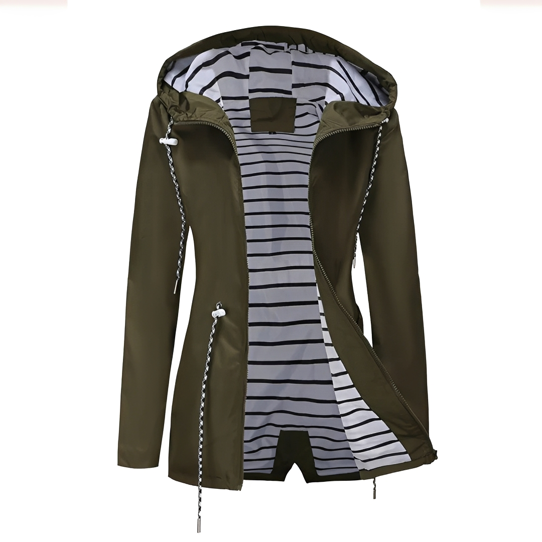 Natalia - Elegant and comfortable hooded coat