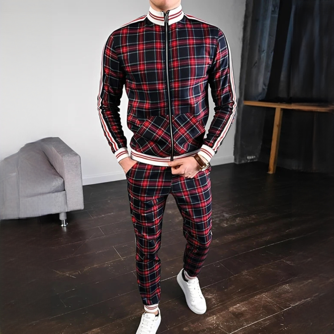 Neal - Stylish set of checkered pants