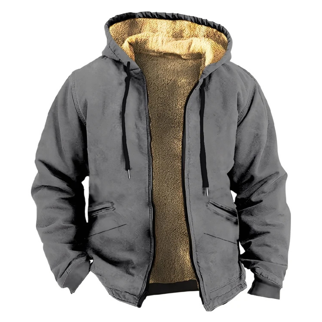 Malvin - Vintage style hooded jacket
