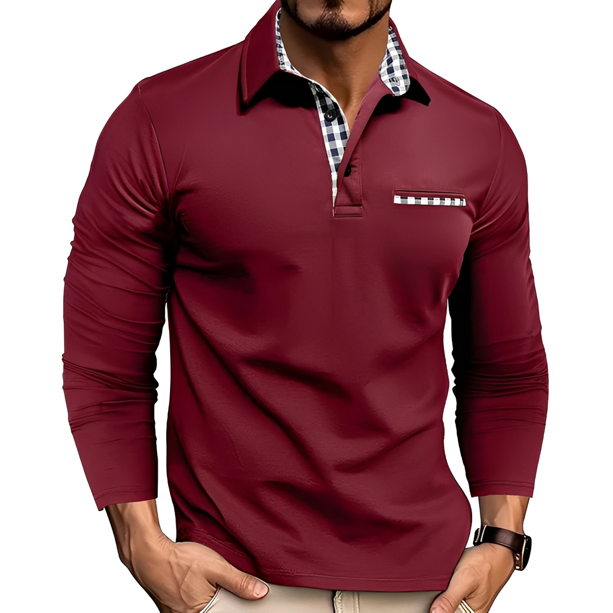 Derrick - Cozy long-sleeve shirt