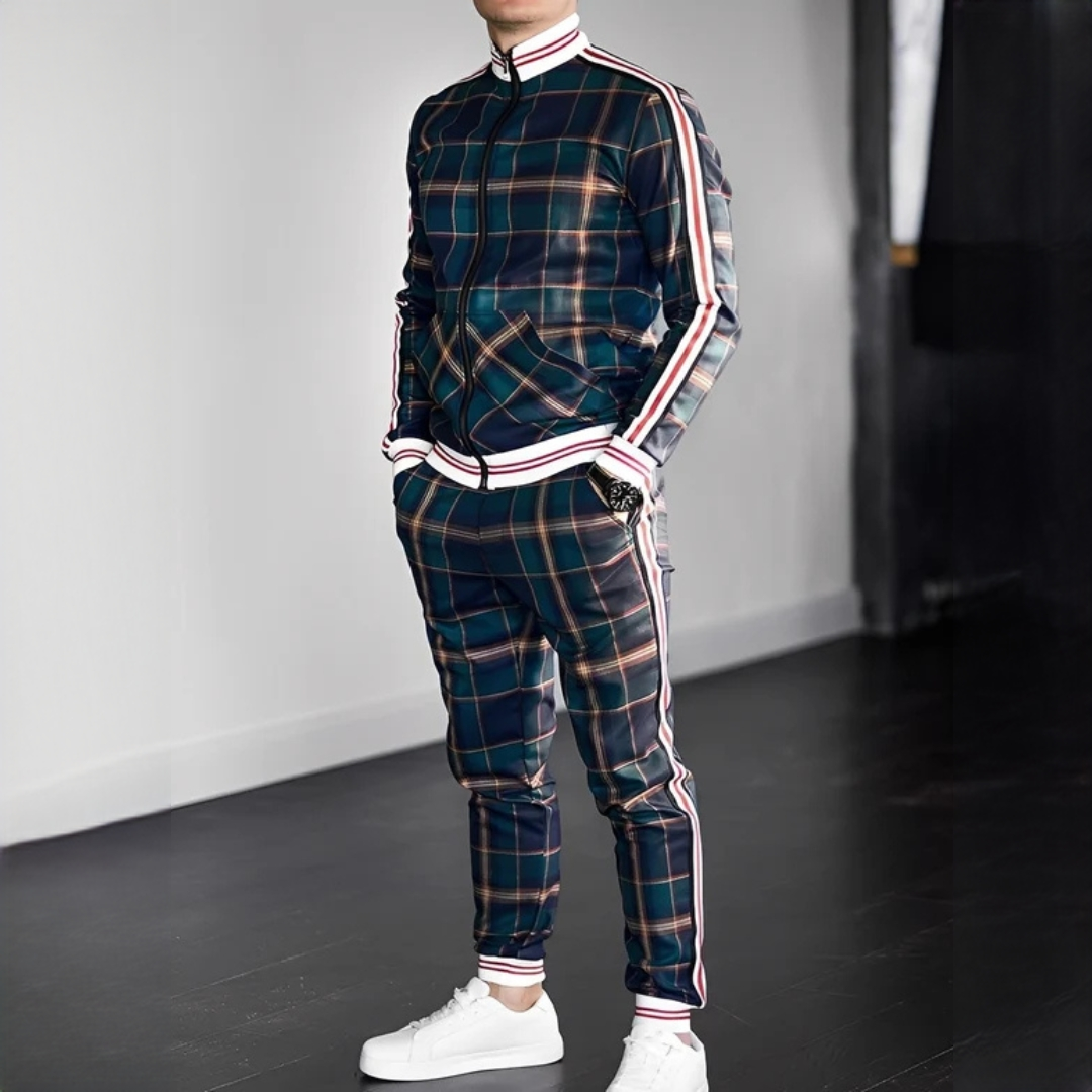 Neal - Stylish set of checkered pants