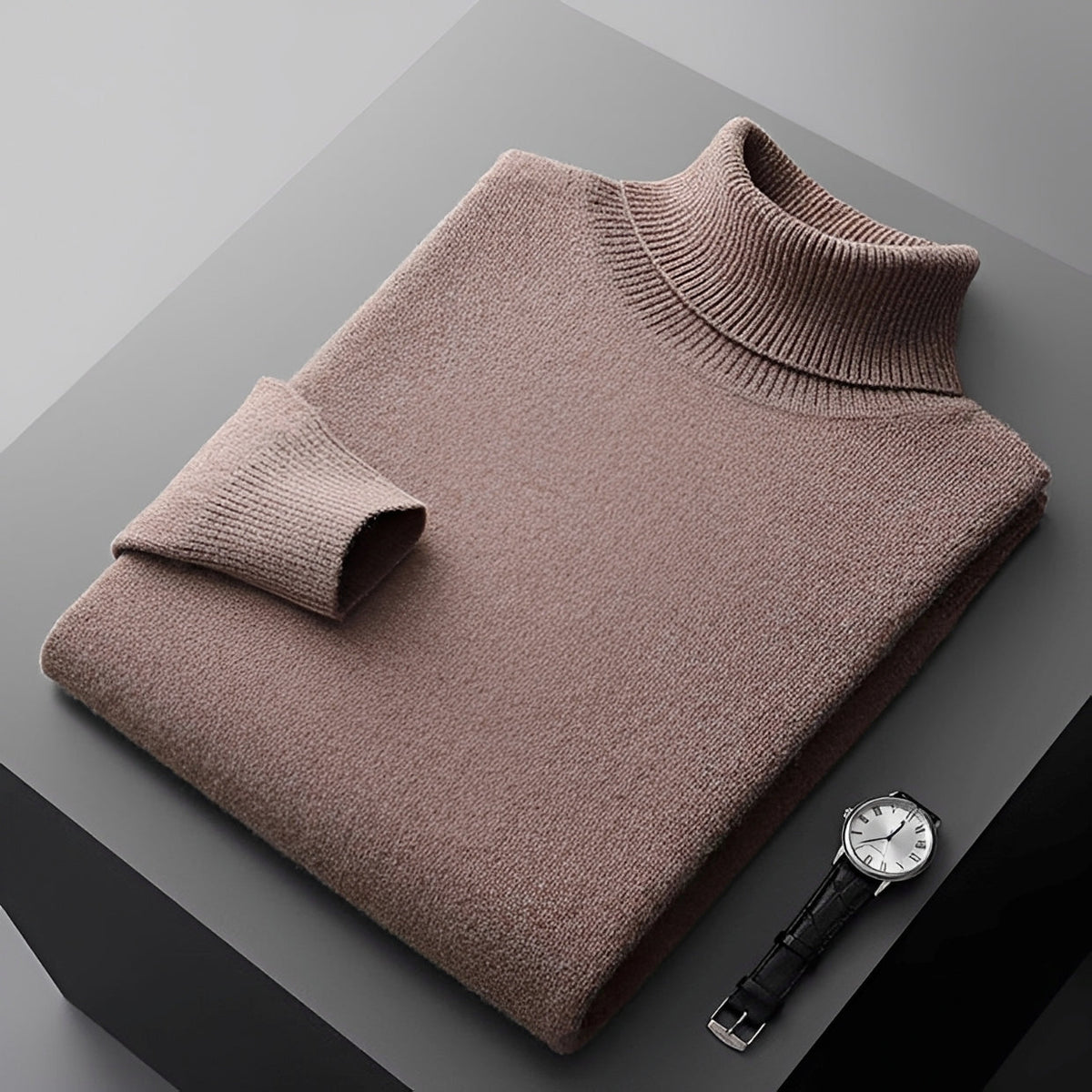 Jasper - Classic and warm turtleneck sweater