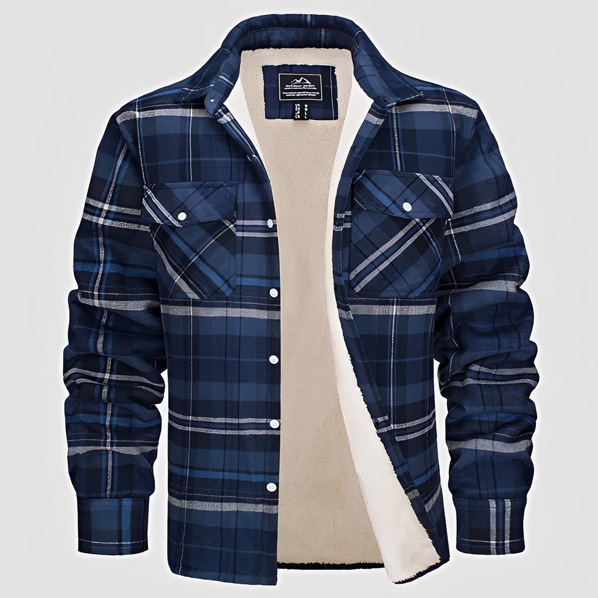 Marlon - Sturdy winter checkered shirt