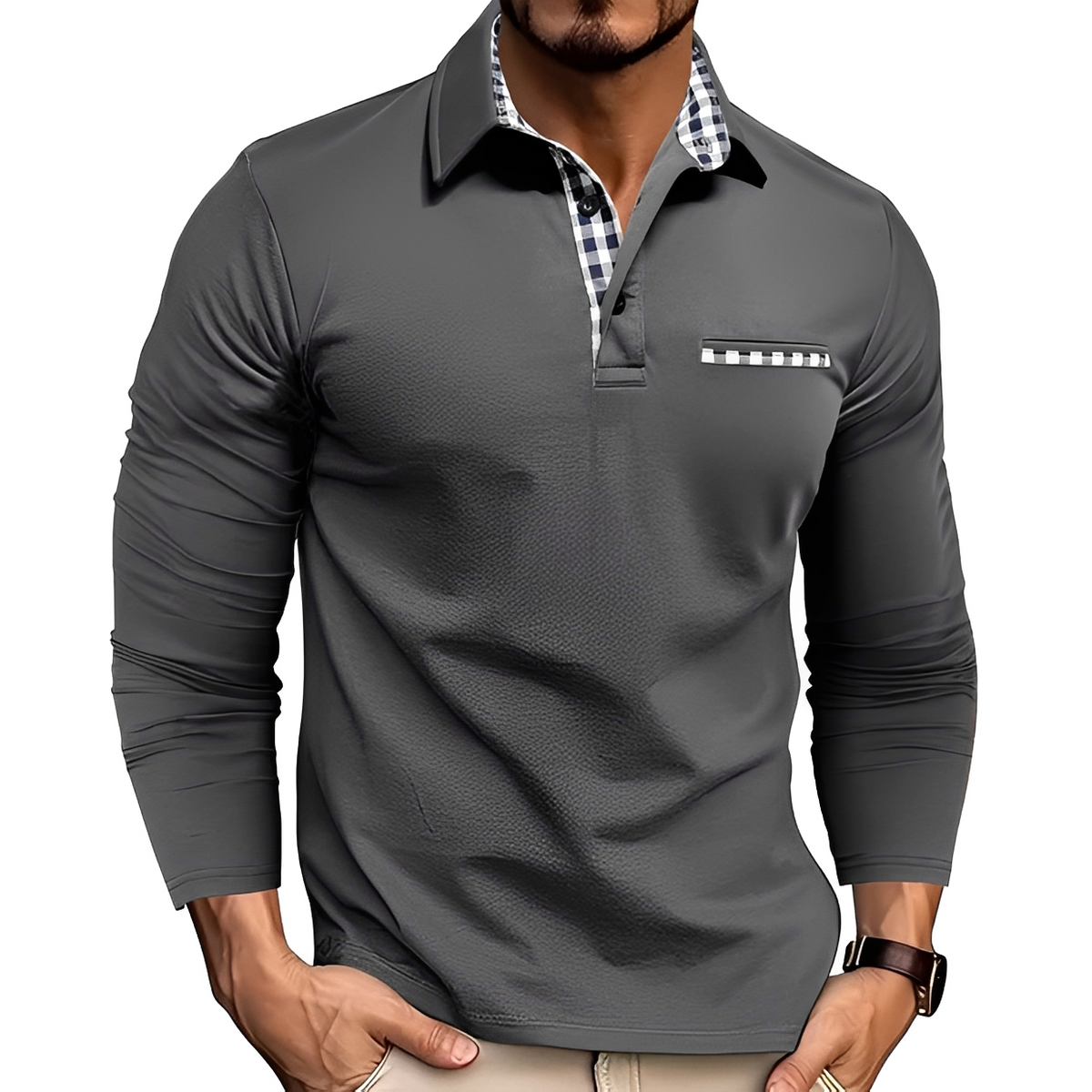 Derrick - Cozy long-sleeve shirt