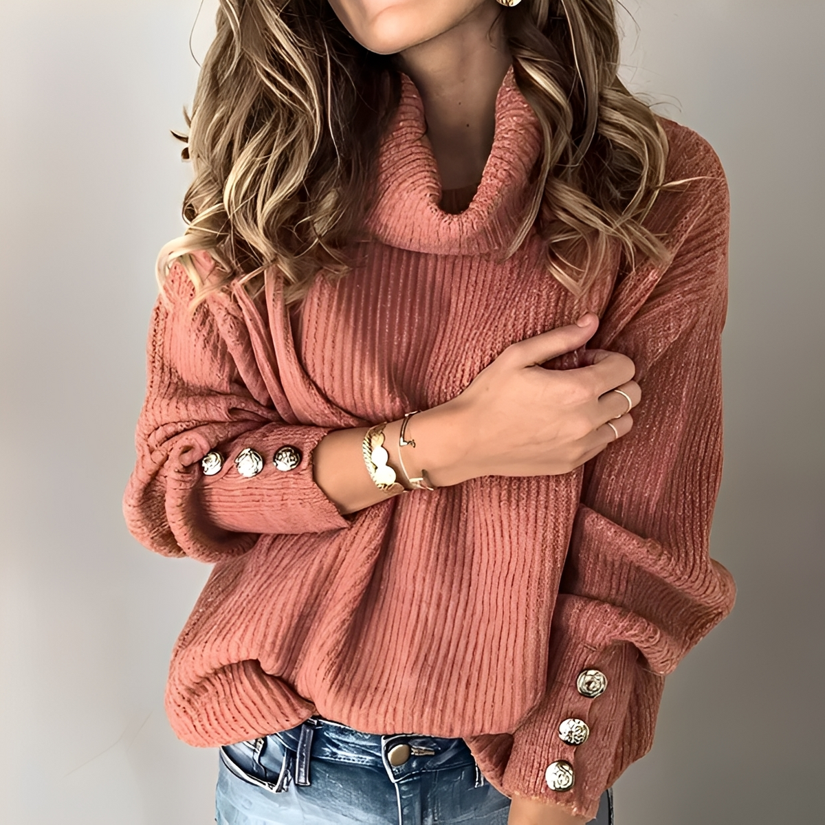 Kizzie - Elegant and cozy turtleneck sweater