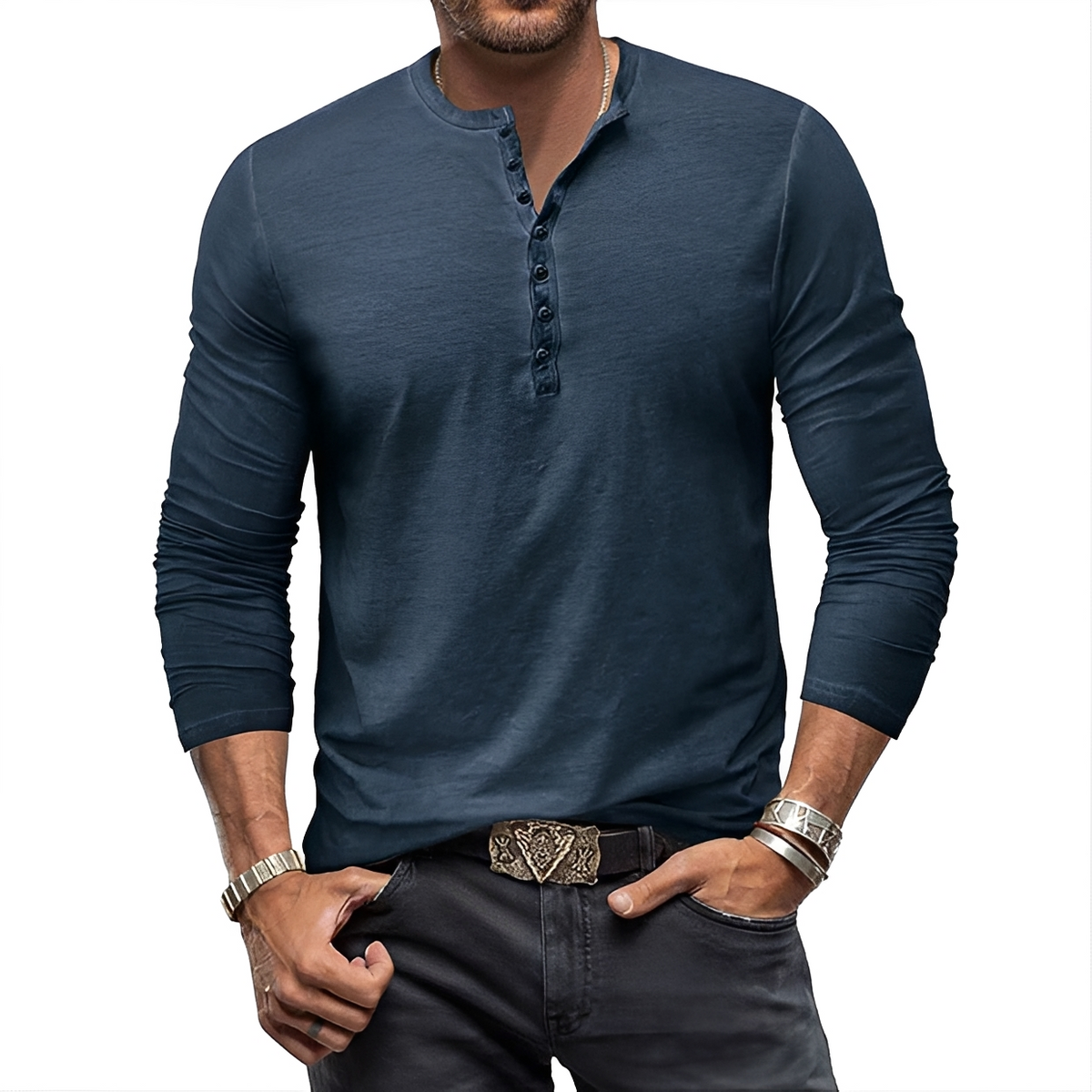 Clifford - Classic shirt with button placket