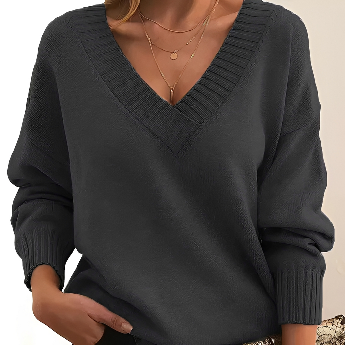 Helga - Warm sweater in classic style