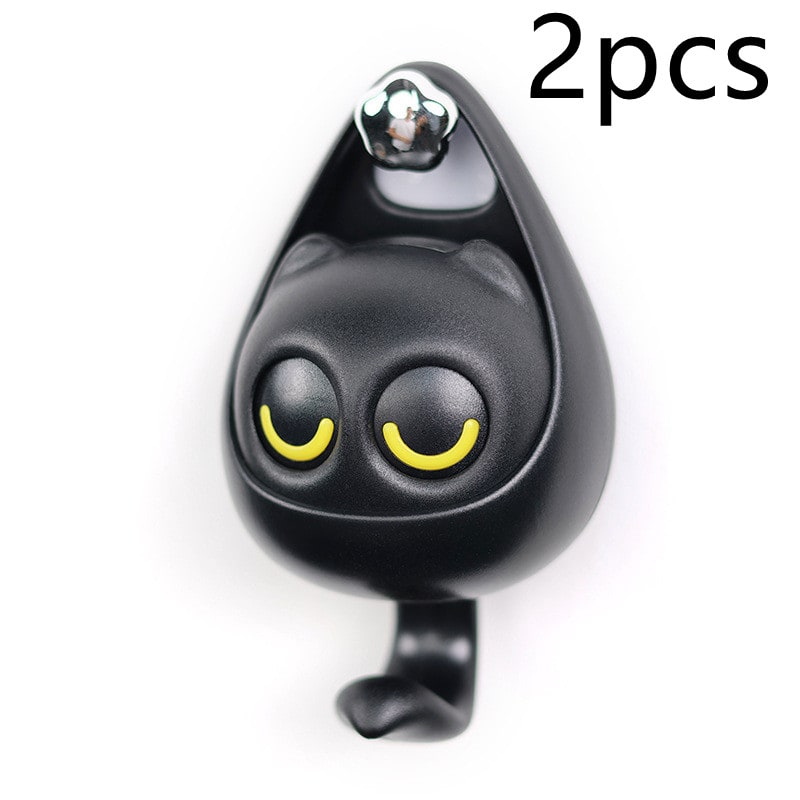 Adhesive Wall Hook Coat with Mechanical Cat Eye Design No Drill Brass