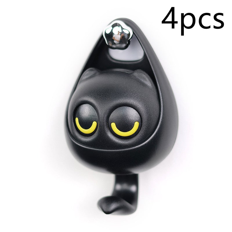Adhesive Wall Hook Coat with Mechanical Cat Eye Design No Drill Brass