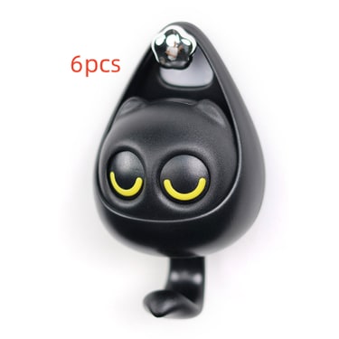 Adhesive Wall Hook Coat with Mechanical Cat Eye Design No Drill Brass