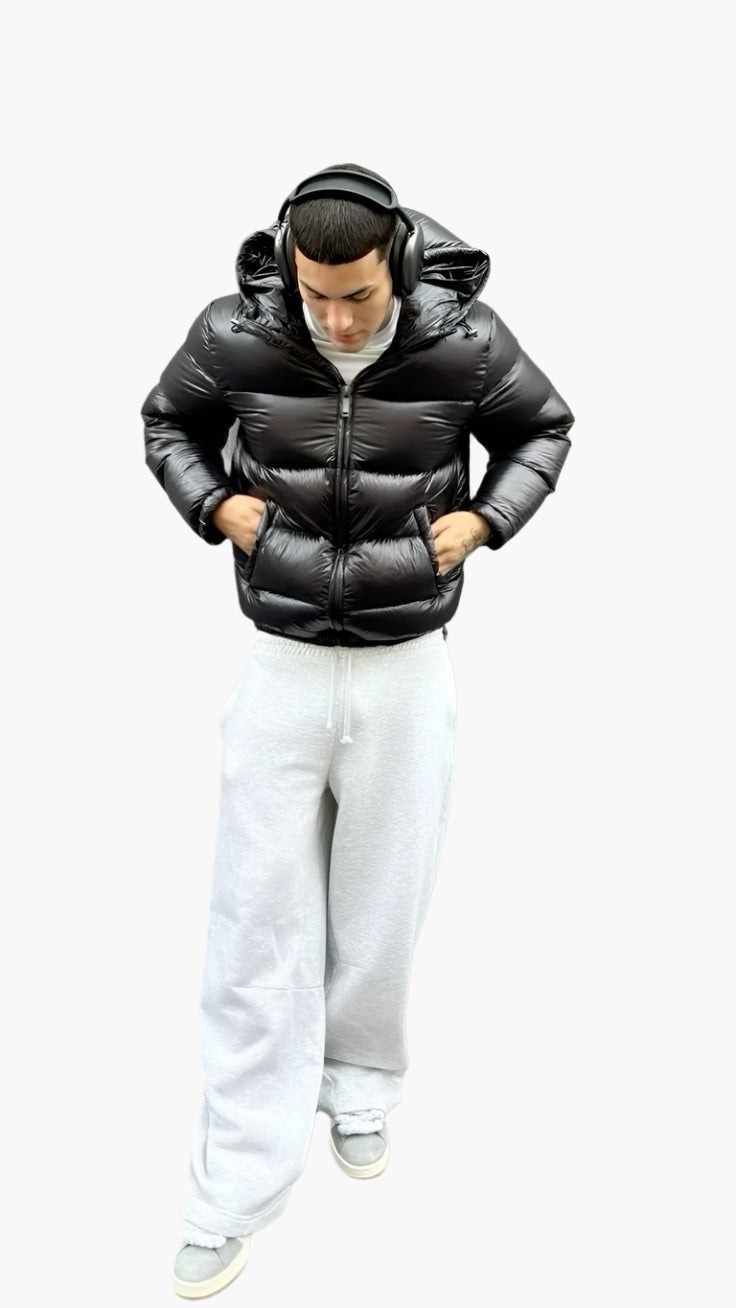 Kyle | Men's Winter Quilted Puffer Jacket with Hood