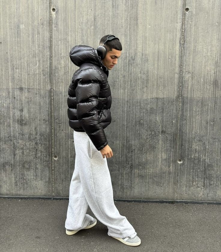 Kyle | Men's Winter Quilted Puffer Jacket with Hood