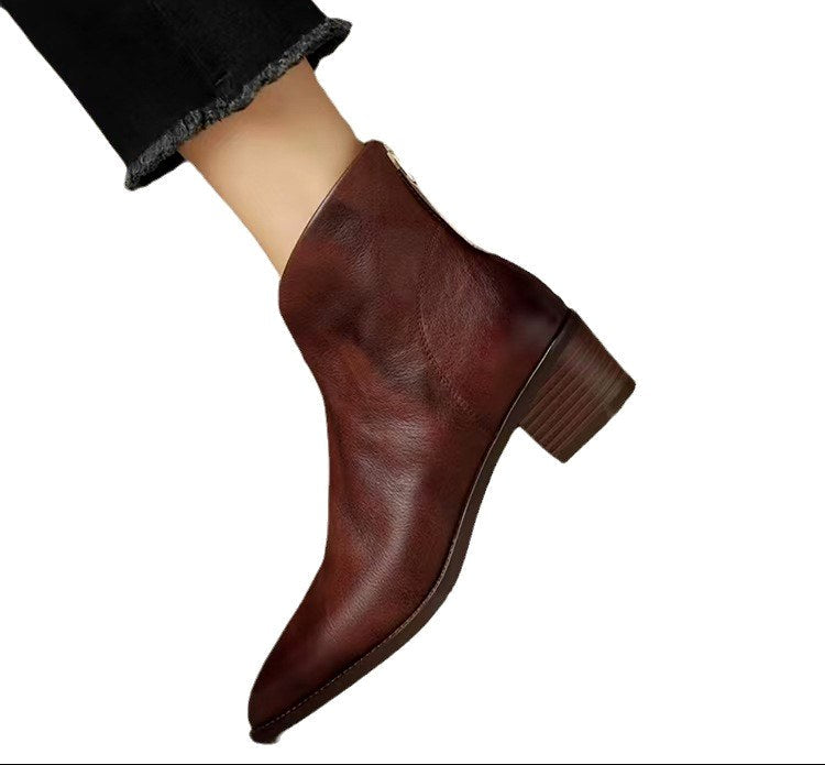 Adriana - Women's Pointed Toe Ankle Boots