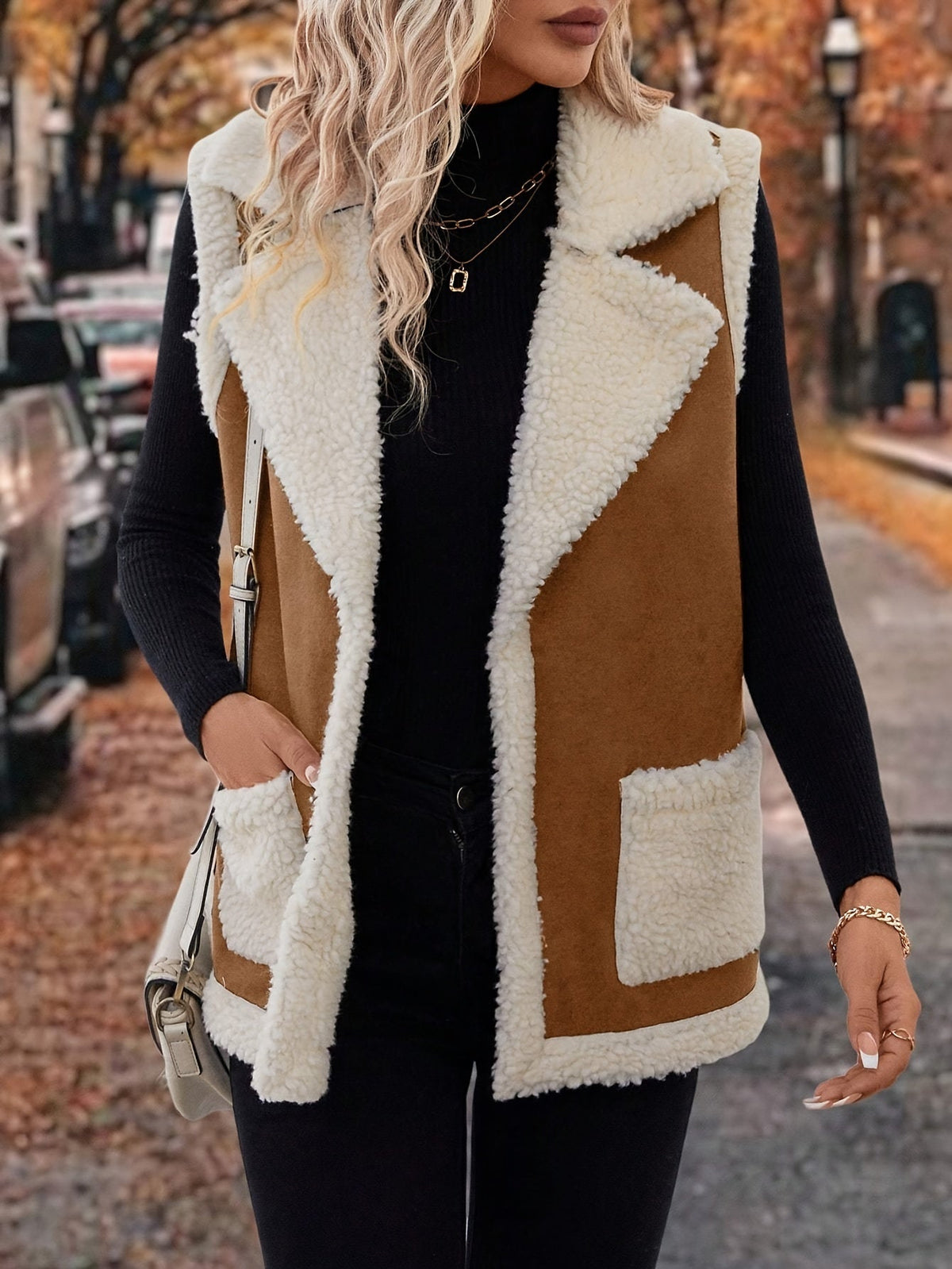 Sylvie | Warm Lapel Collar Winter Vest