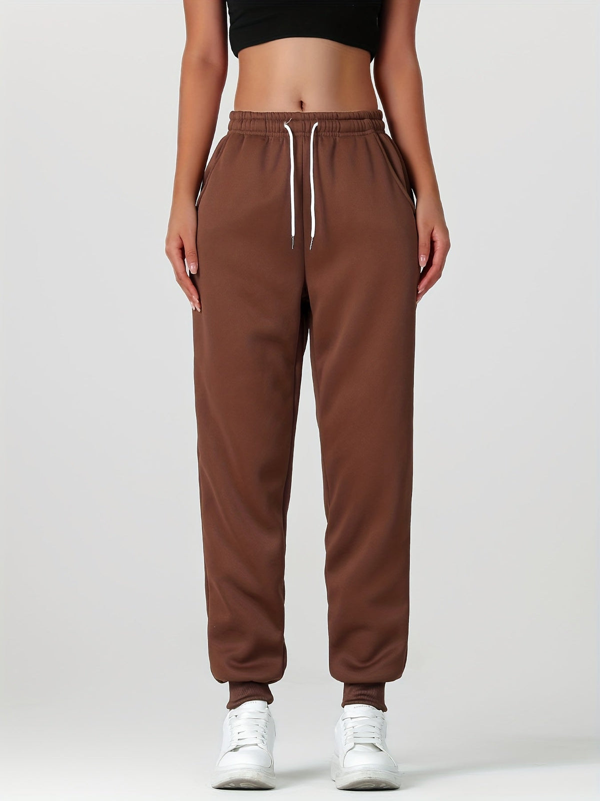 Fiona | Lined Cuffed Warm Winter Sweatpants Joggers