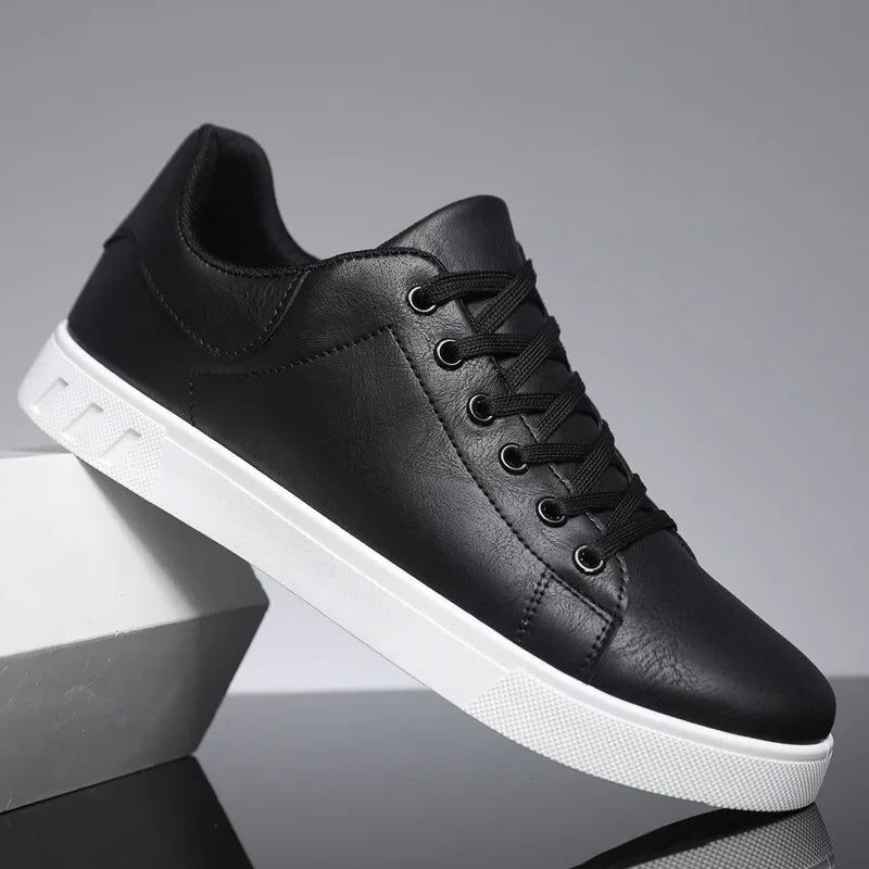 Aiden | Men's Leather Lace-Up Sneakers