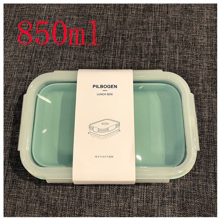 Airtight Plastic Food Storage Containers with Microwave Safe Silicone Lids Collapsible and Foldable