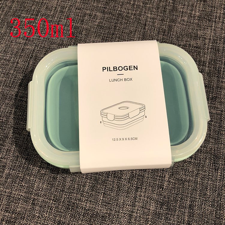 Airtight Plastic Food Storage Containers with Microwave Safe Silicone Lids Collapsible and Foldable