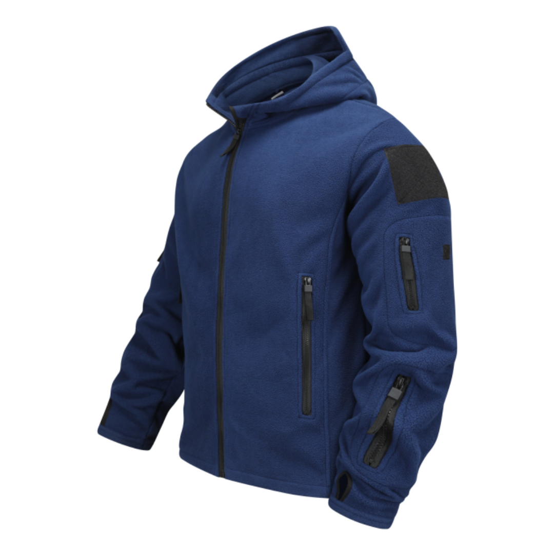 Tyler | Men's Hooded Fleece Jacket Multi Pocket
