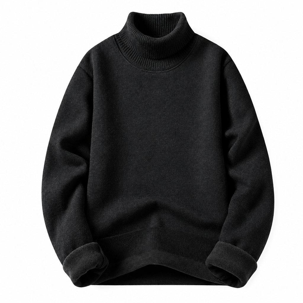 Alden - Men's Fleece-Lined Turtleneck Sweater