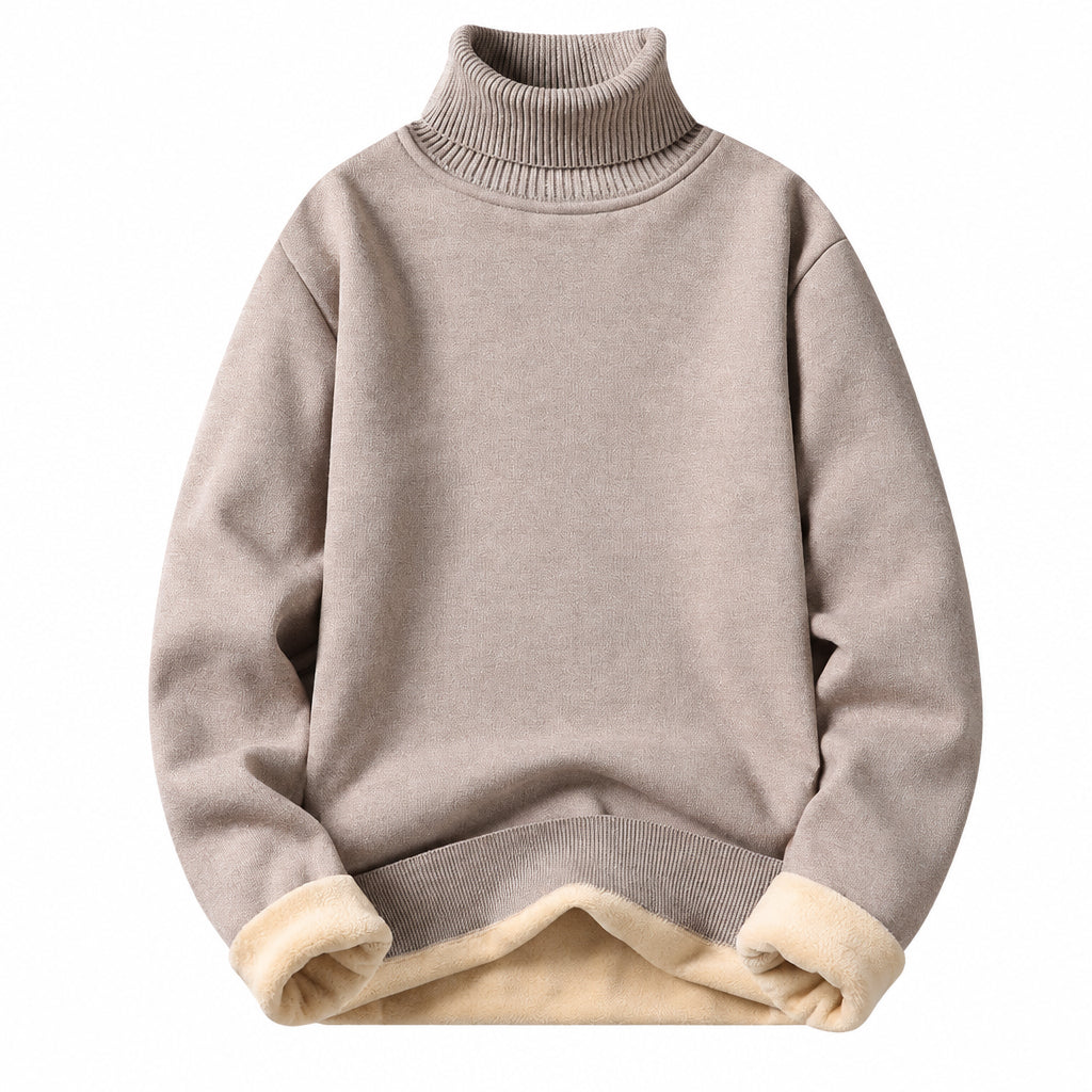 Alden - Men's Fleece-Lined Turtleneck Sweater