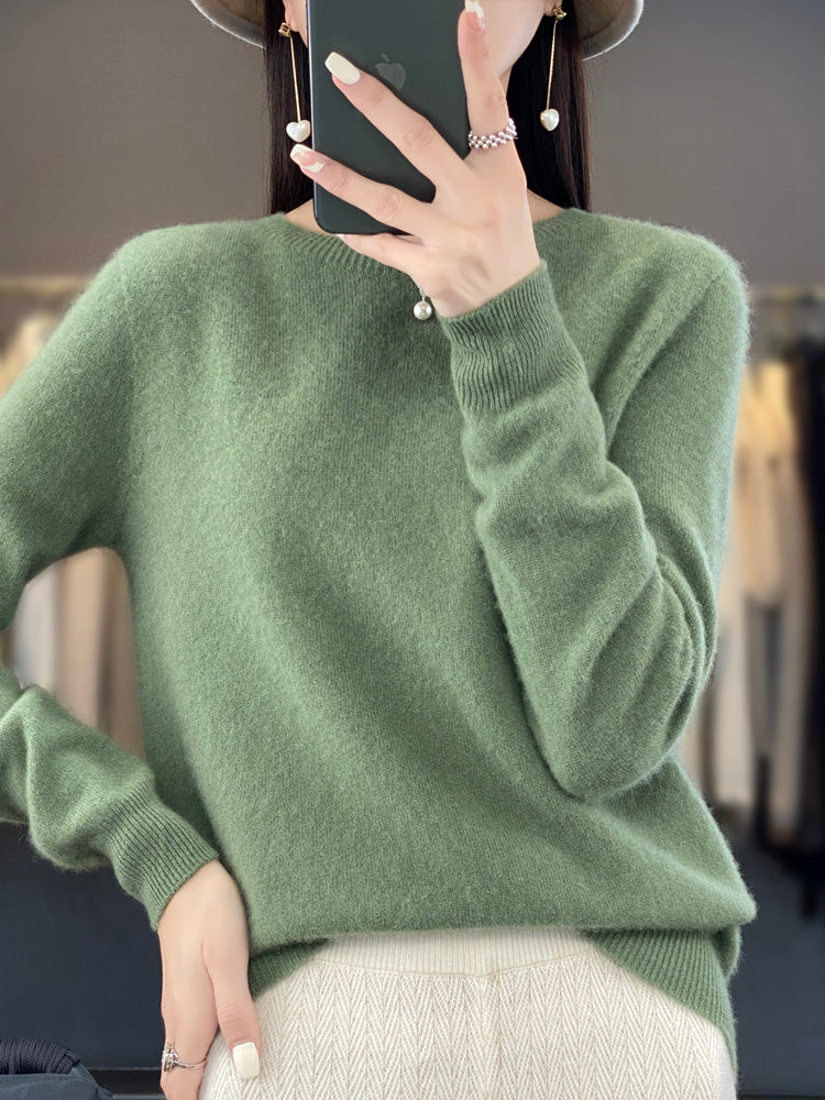 Hattie | Knit Turquoise Sweater