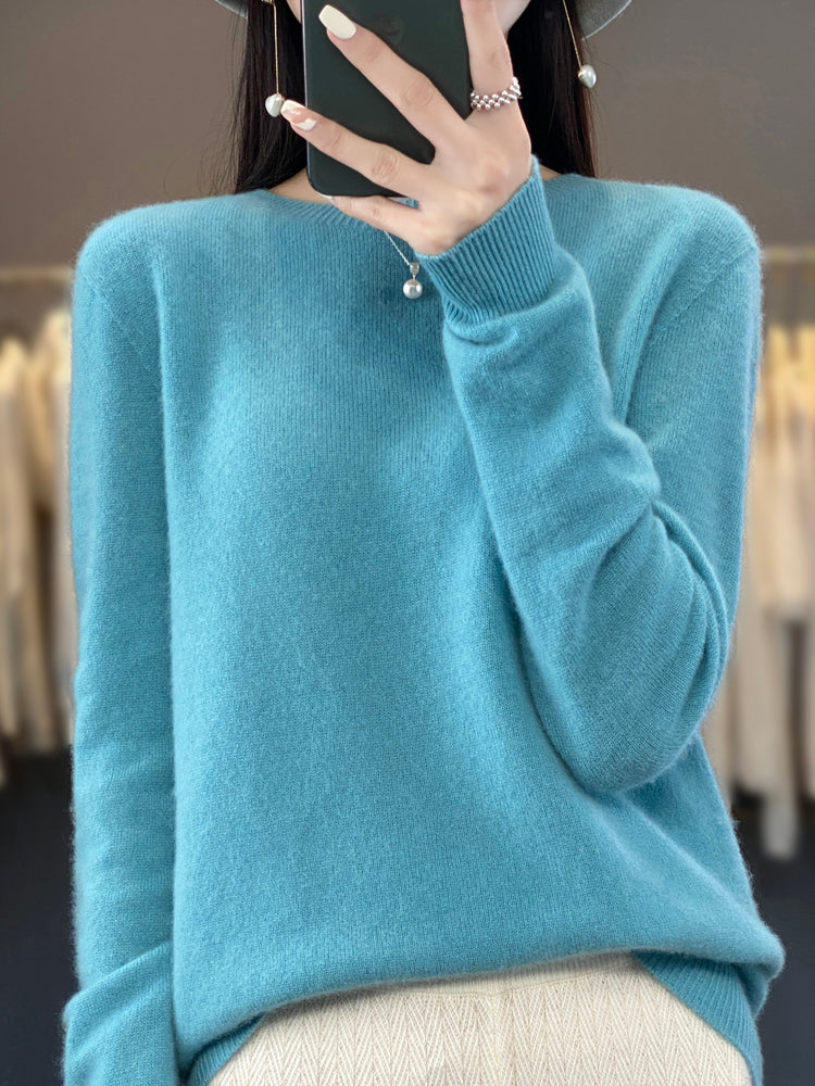 Hattie | Knit Turquoise Sweater