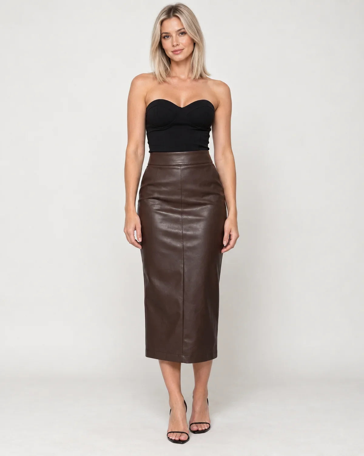 Romilly | Women's High-Waisted Midi Pencil Skirt