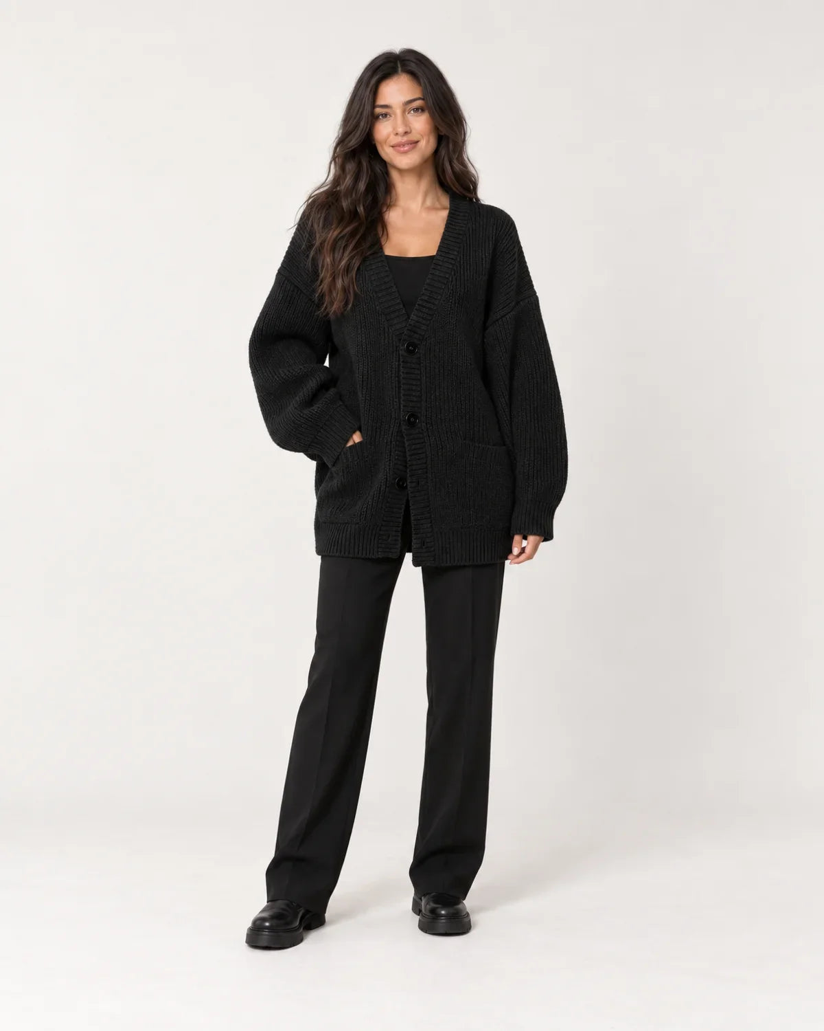 Sabine | Women's Oversized Chunky Knit Cardigan