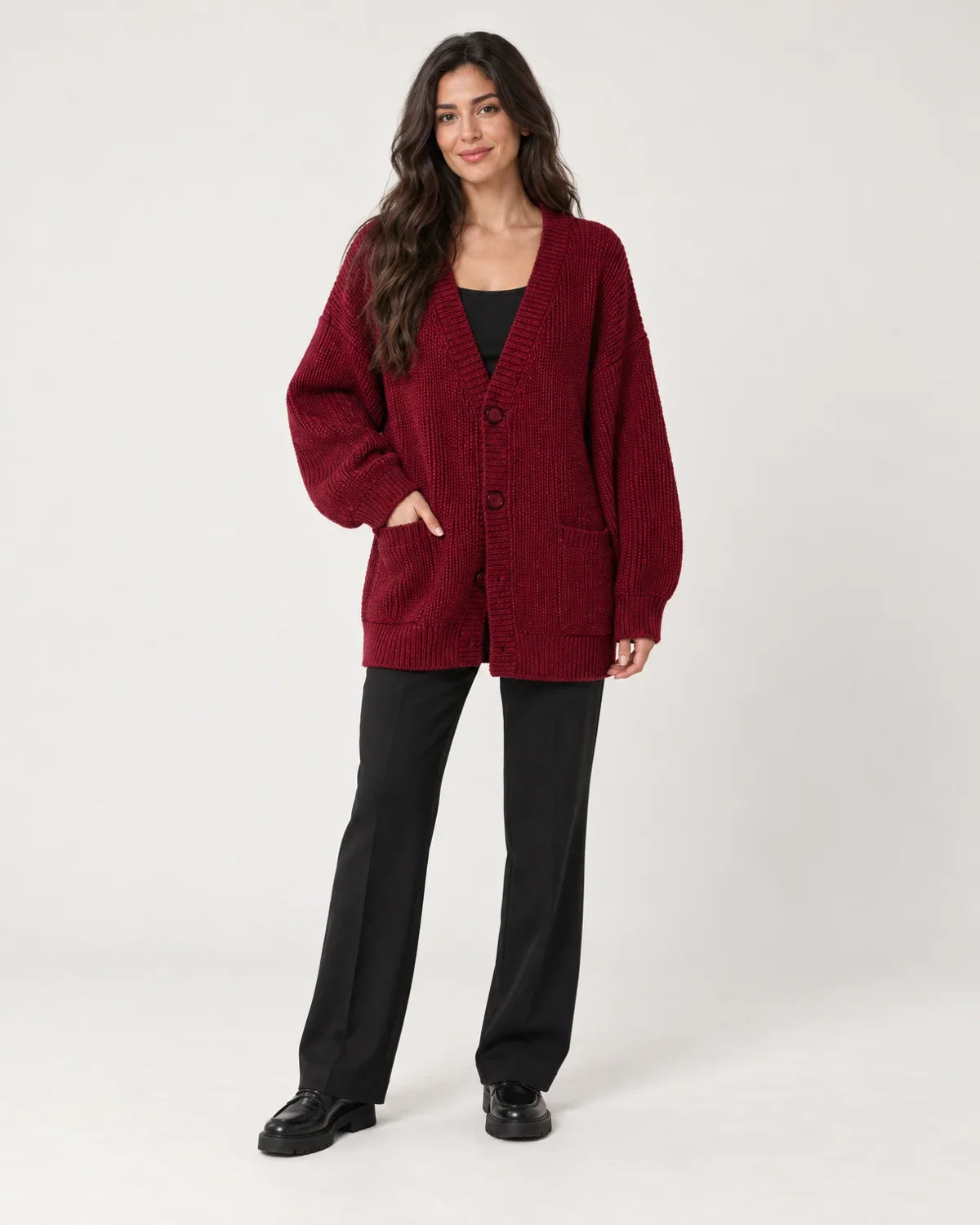 Sabine | Women's Oversized Chunky Knit Cardigan