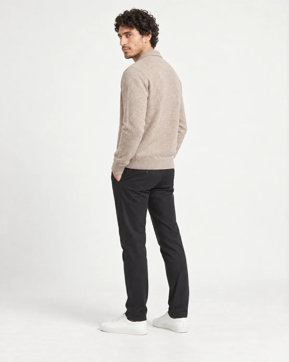 Corbin | Men's Full-Zip Cardigan Sweater with Shirt Collar