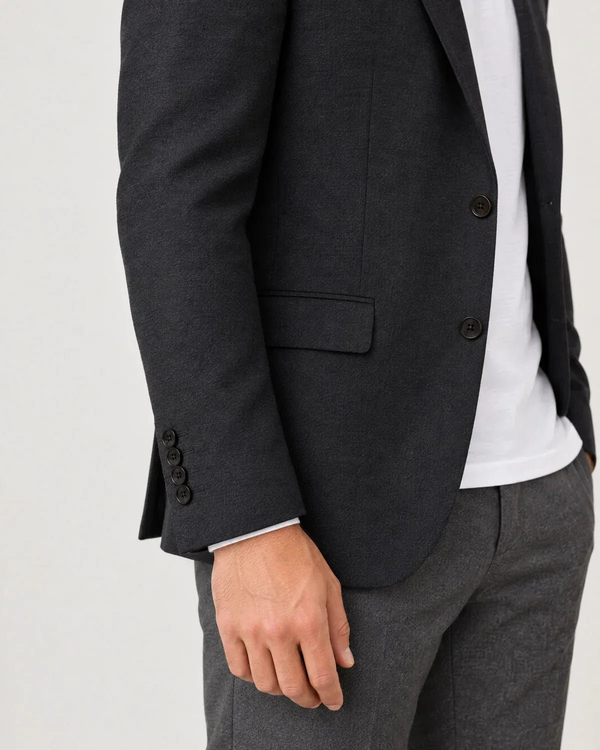 Ellery | Men's Tailored Knit Blazer Jacket with Notch Lapel