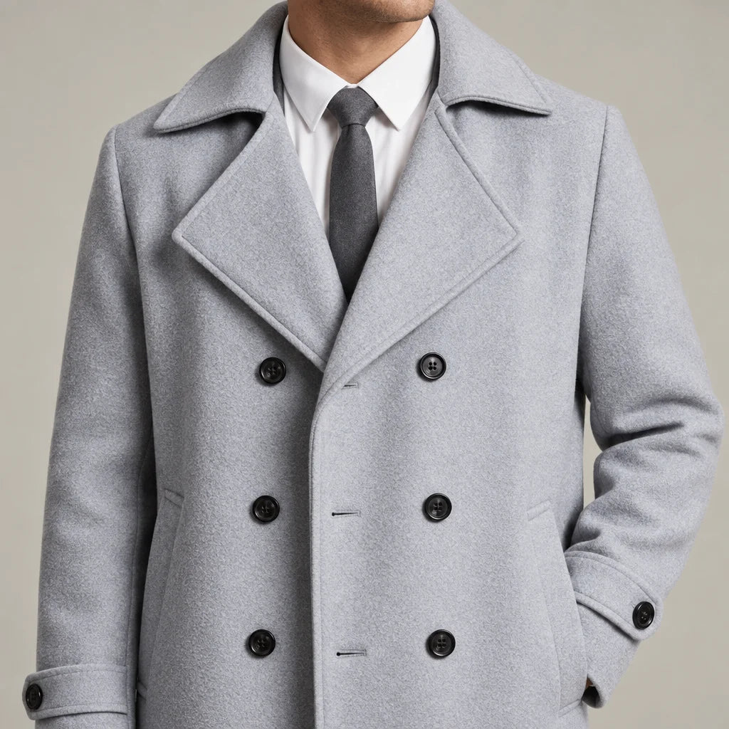 Merritt | Men's Double-Breasted Peacoat