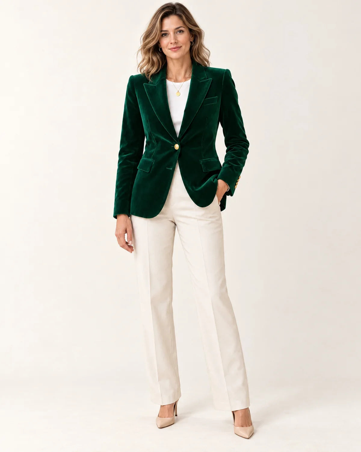 Cecile | Women's Tailored Single-Breasted Blazer