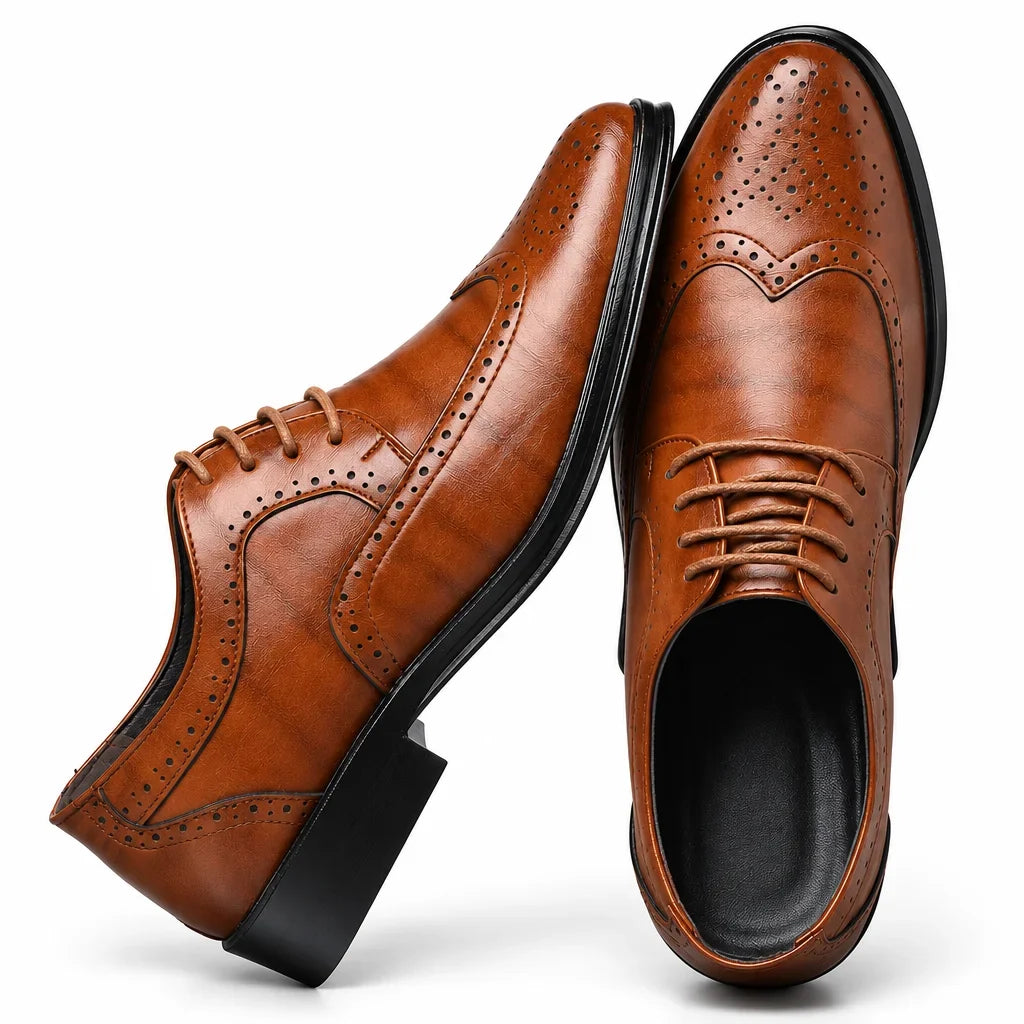Barnaby | Men's Wingtip Brogue Dress Shoes