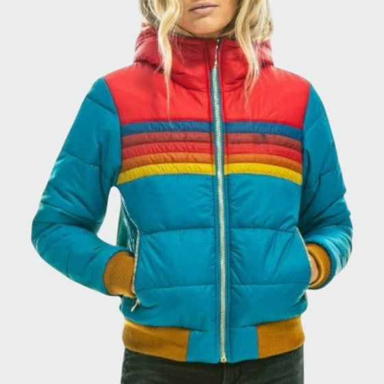 Bailey | Women's Winter Water Resistant Puffer Jacket Multicolor Print