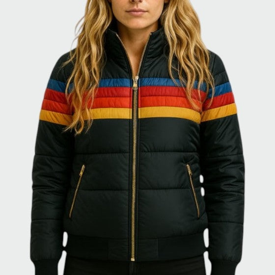 Bailey | Women's Winter Water Resistant Puffer Jacket Multicolor Print