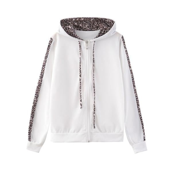 Quinn | Women's Leopard Print Sweatsuit Hoodie Set