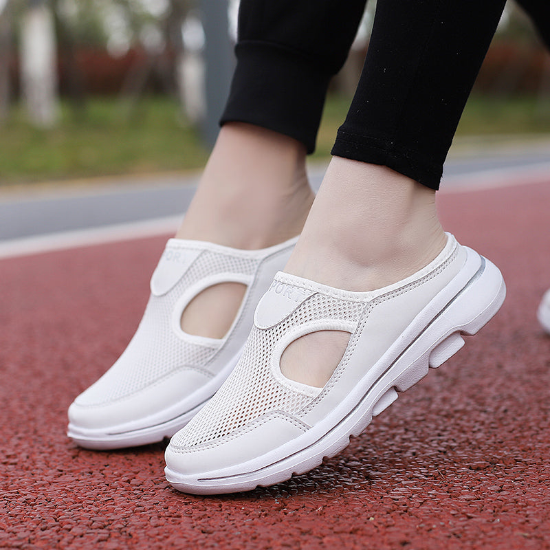Men's Cushioned Slip-On Sandals | Breathable Mesh