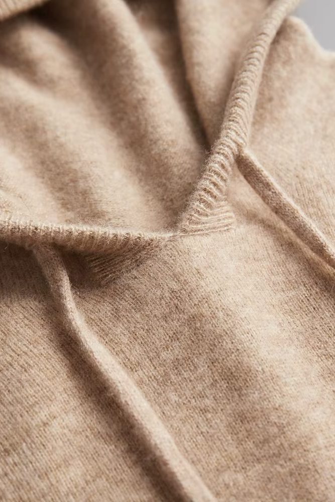 Angelo | Men's Knit Pullover Hoodie with Drawstring