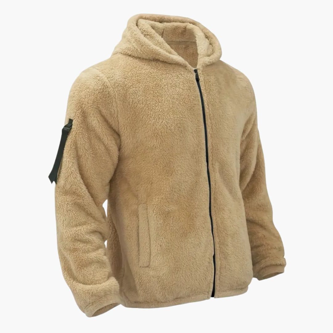 Anselm | Men's Teddy Oversized Zip-Up Jacket