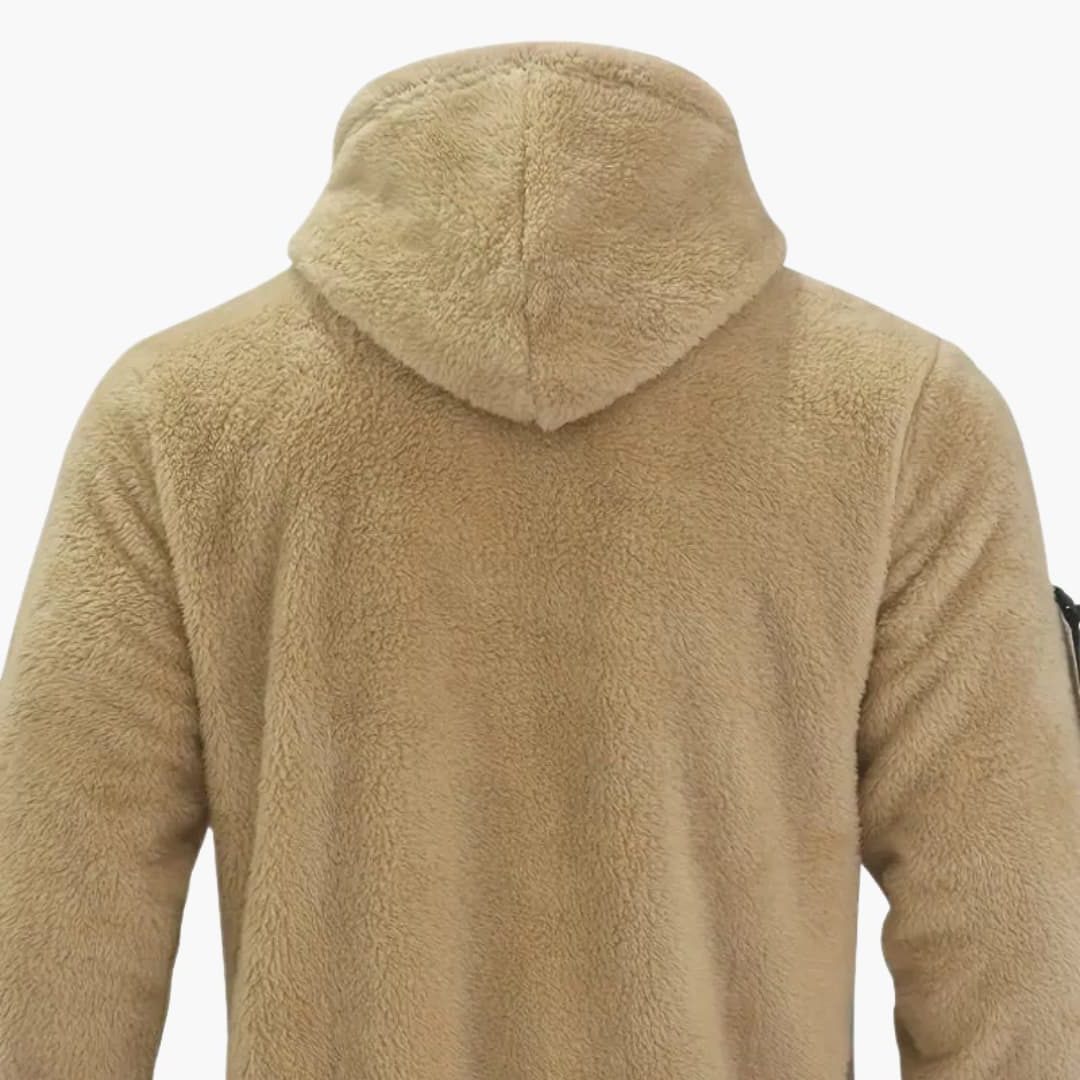 Anselm | Men's Teddy Oversized Zip-Up Jacket