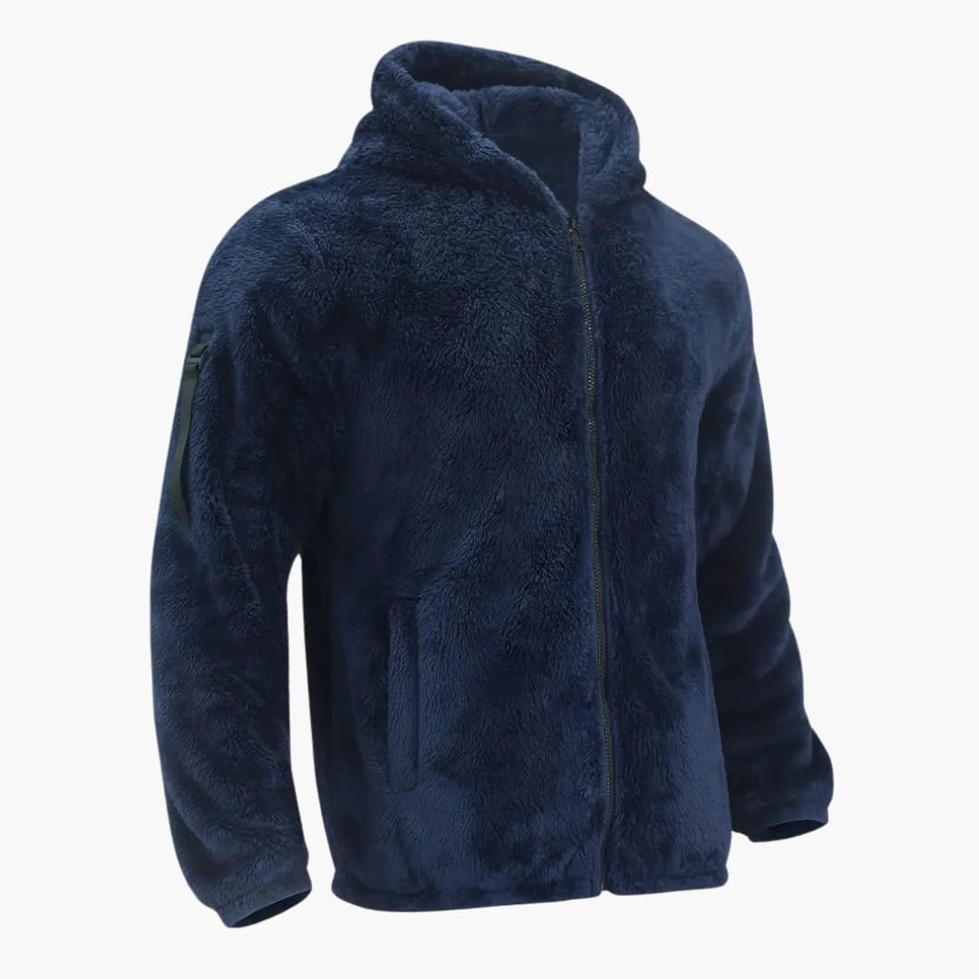 Anselm | Men's Teddy Oversized Zip-Up Jacket
