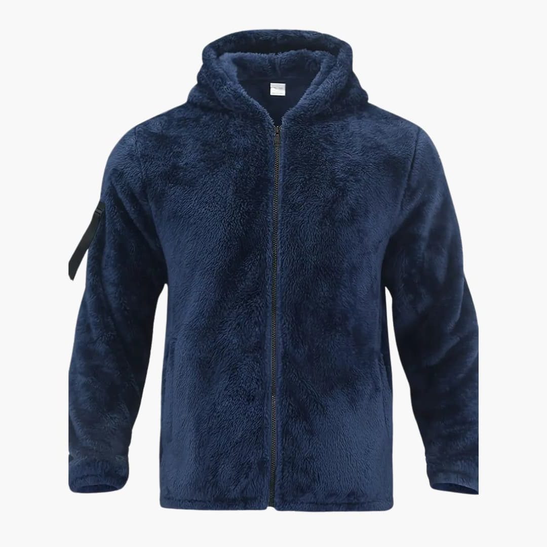 Anselm | Men's Teddy Oversized Zip-Up Jacket